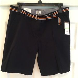 Crown and Ivy shorts. Never been worn. Navy Blue